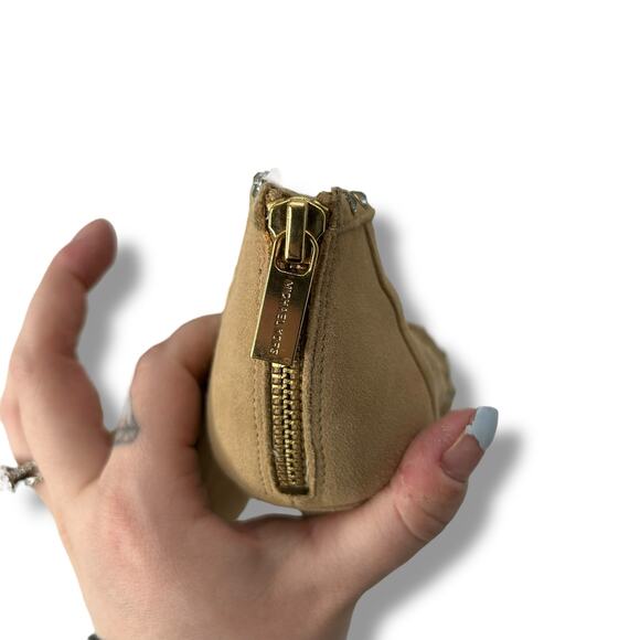 Michael Kors Strappy Heels Size 10 Tan Nude Studded Formal Fancy Open Sandals - Picture 8 of 10